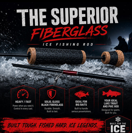 Heavy (fiberglass) ice rod blank